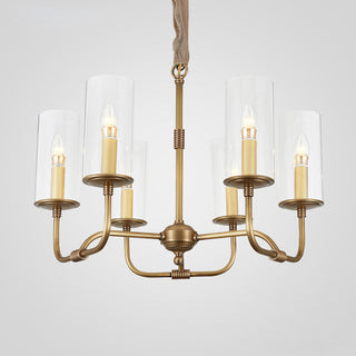 Araeos Lustre Cristal Laiton Luxe Postmoderne