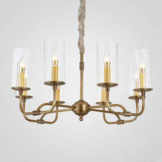 Araeos Lustre Cristal Laiton Luxe Postmoderne