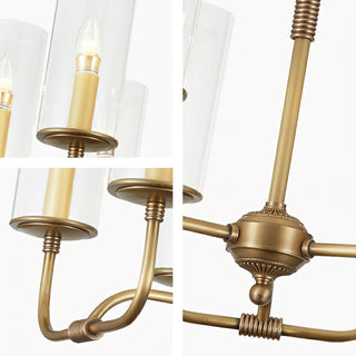Araeos Lustre Cristal Laiton Luxe Postmoderne