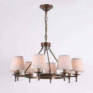 Erveliel Lustre Tissu Laiton Luxe Vintage