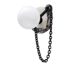 Keepsake Marble Globe Wall Sconce-Neutral Decor