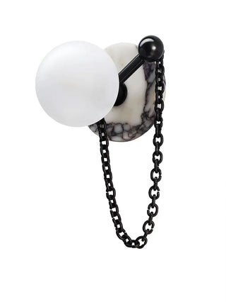 Keepsake Marble Globe Wall Sconce-Neutral Decor