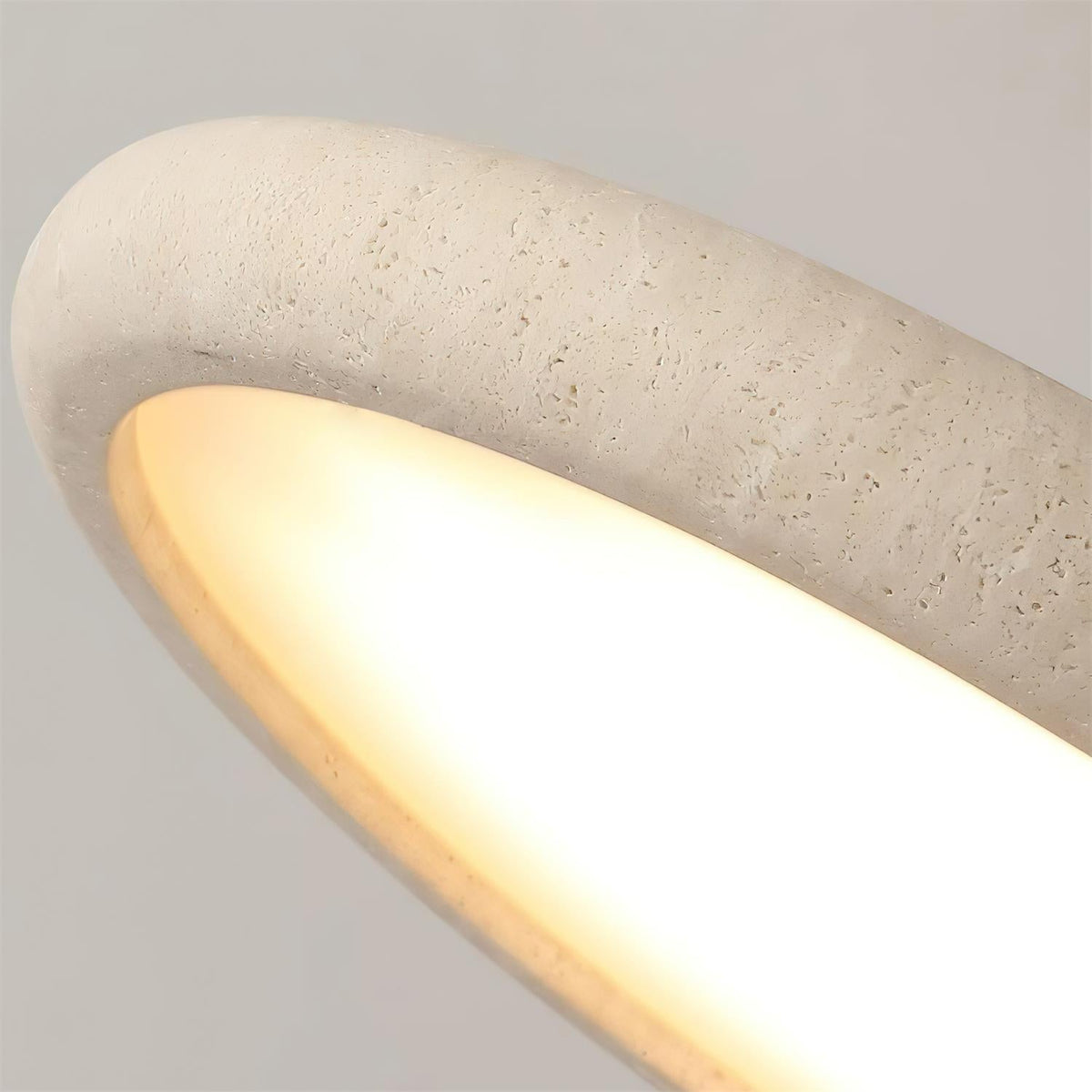 Luvia Ceiling Light Semi Flush Travertine-Neutral Decor