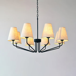 Aurdoreth Lustre Tissu Laiton Industriel Vintage
