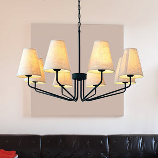 Aurdoreth Lustre Tissu Laiton Industriel Vintage