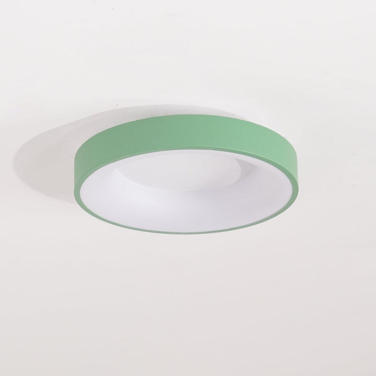 Gaviora Plafonnier en fer contemporain abat-jour vert