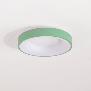 Solara Plafonnier en fer contemporain abat-jour vert