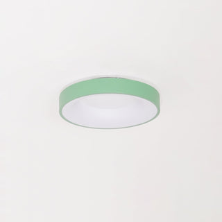 Solara Plafonnier en fer contemporain abat-jour vert