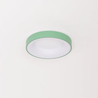 Solara Plafonnier en fer contemporain abat-jour vert