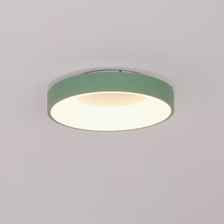 Solara Plafonnier en fer contemporain abat-jour vert