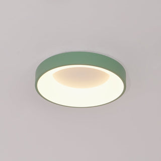 Solara Plafonnier en fer contemporain abat-jour vert