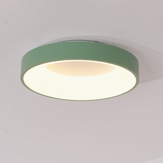 Solara Plafonnier en fer contemporain abat-jour vert