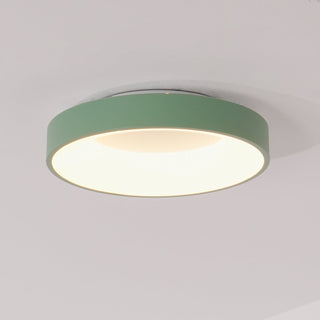 Solara Plafonnier en fer contemporain abat-jour vert
