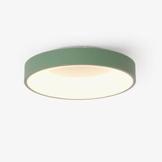 Solara Plafonnier en fer contemporain abat-jour vert