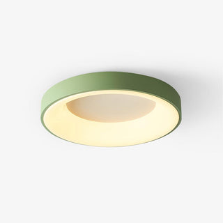 Solara Plafonnier en fer contemporain abat-jour vert