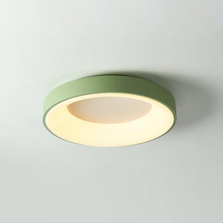 Solara Plafonnier en fer contemporain abat-jour vert