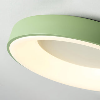 Solara Plafonnier en fer contemporain abat-jour vert