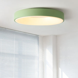 Solara Plafonnier en fer contemporain abat-jour vert