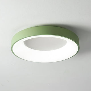 Solara Plafonnier en fer contemporain abat-jour vert