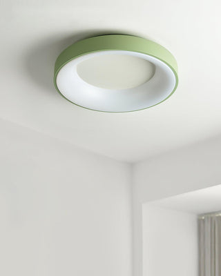 Solara Plafonnier en fer contemporain abat-jour vert
