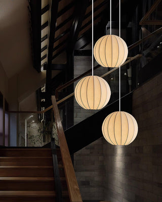 Solarce Soie Scandinave Pendentif Lampe