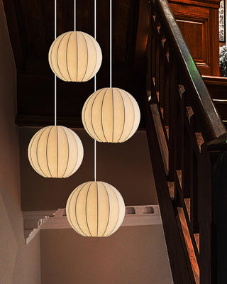 Solarce Soie Scandinave Pendentif Lampe