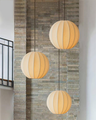 Solarce Soie Scandinave Pendentif Lampe