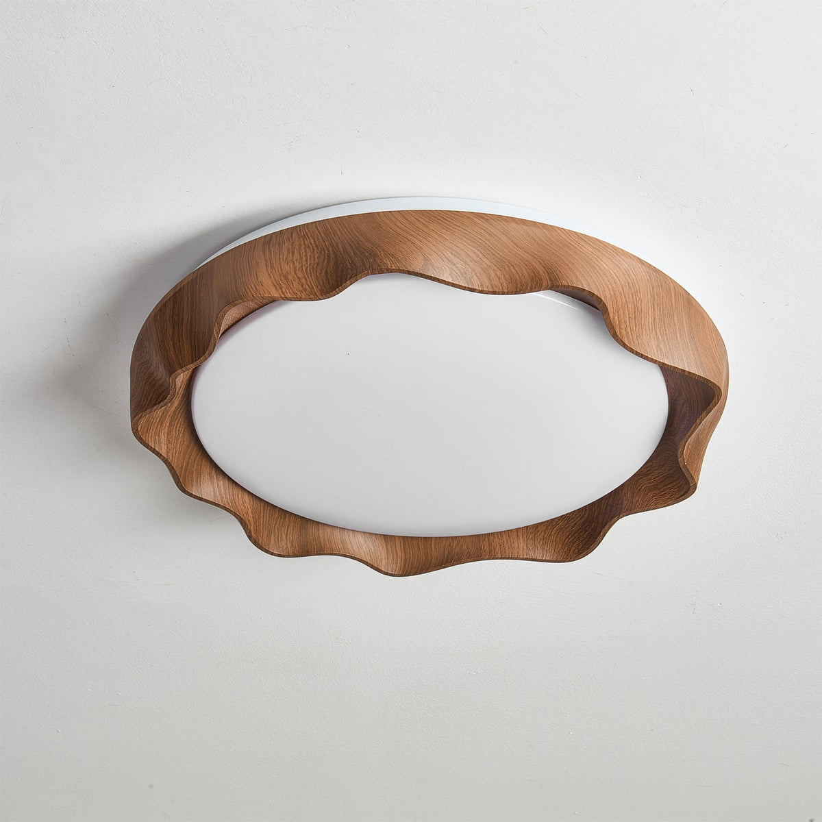 The Kerio Ceiling Light shown turned off, displaying its sculptural form.
