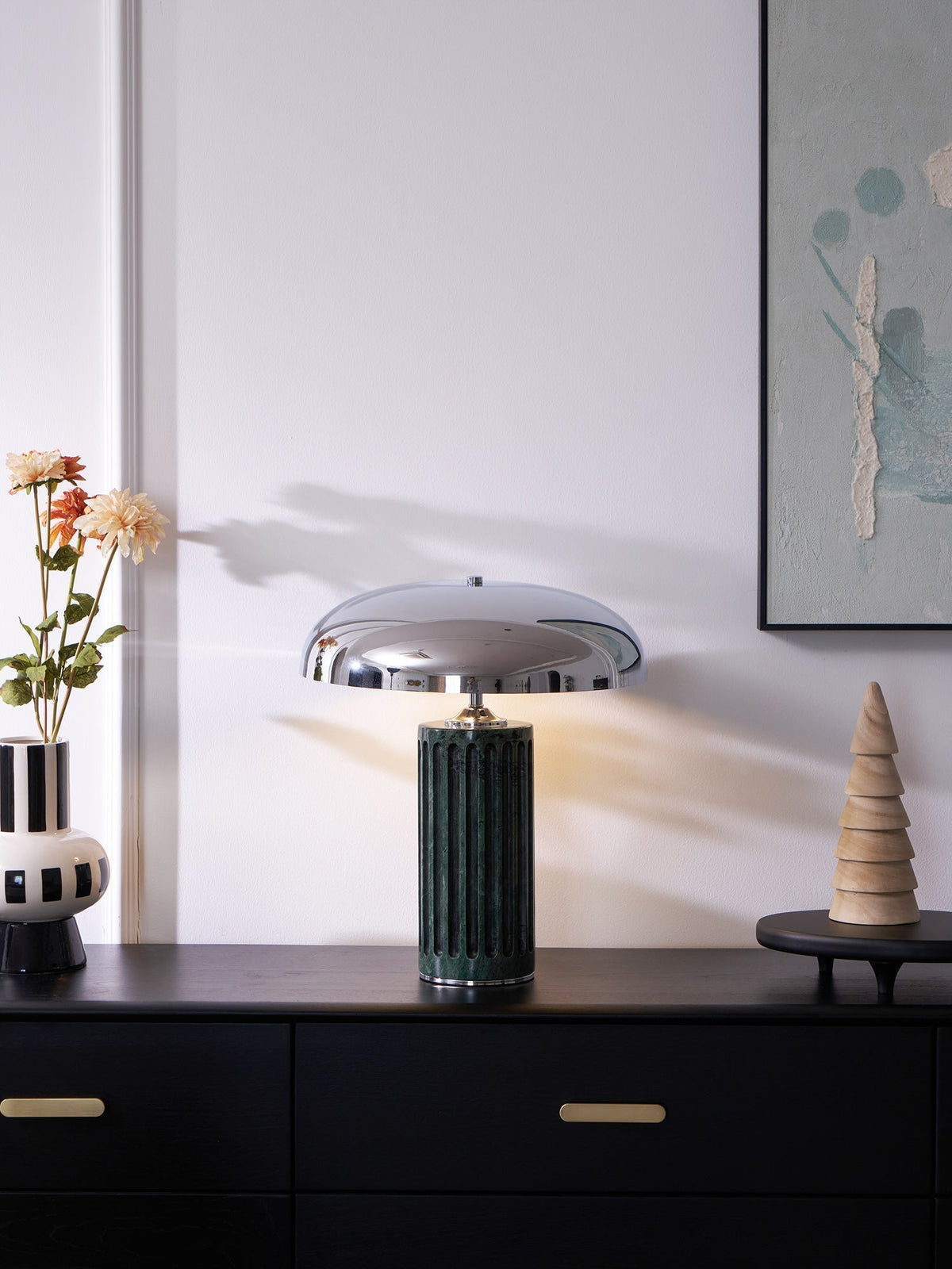 Zenith Lampe de Table en Marbre Moderne