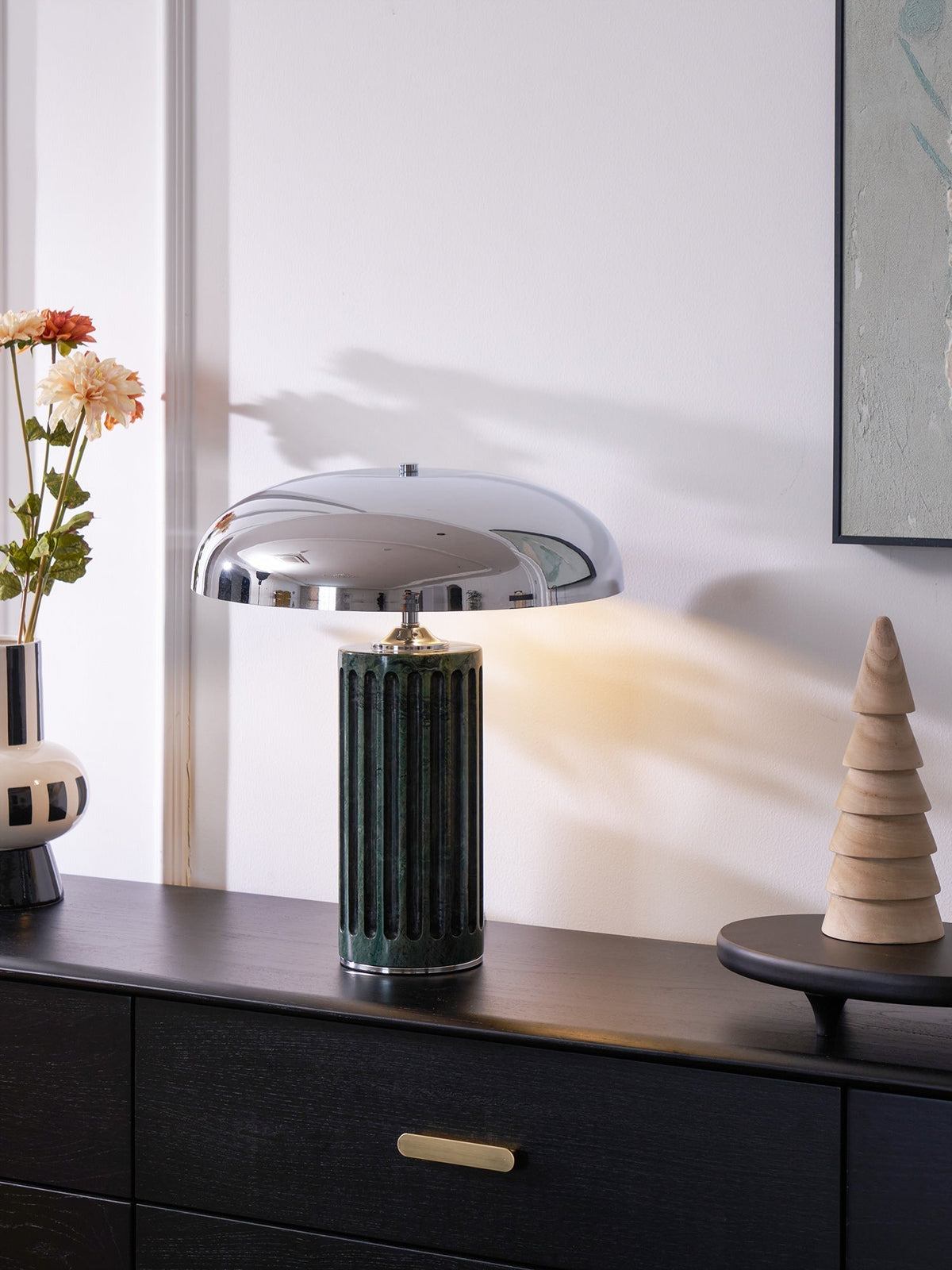 Zenith Lampe de Table en Marbre Moderne