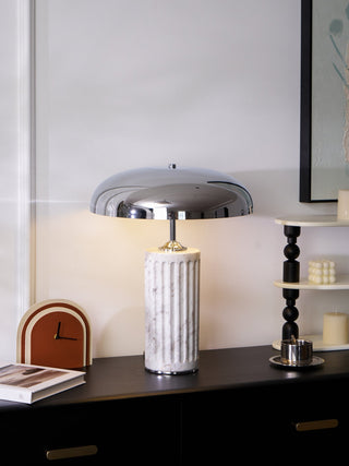Zenith Lampe de Table en Marbre Moderne
