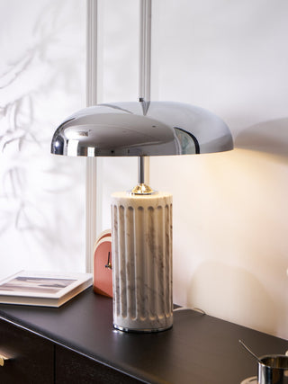 Zenith Lampe de Table en Marbre Moderne