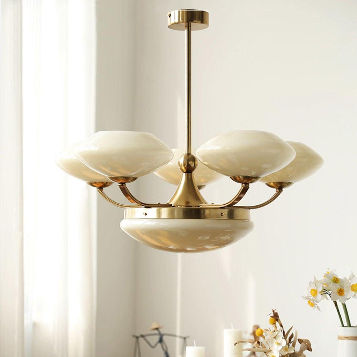 Solaira Lustre Classique en Verre