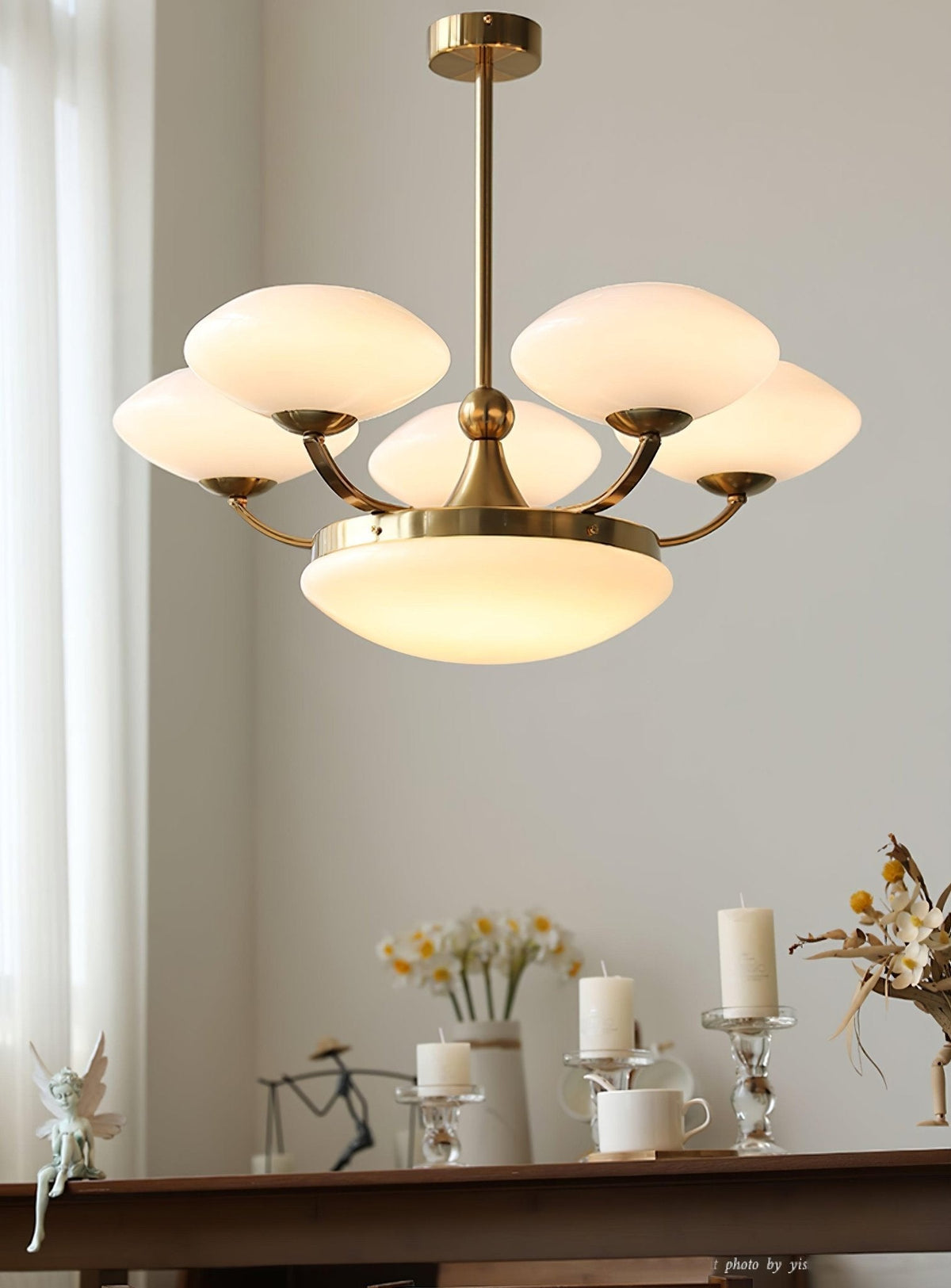 Solaira Lustre Classique en Verre