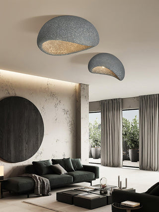Solara Plafonnier avec Lune Japonaise Wabi-Sabi-Luire