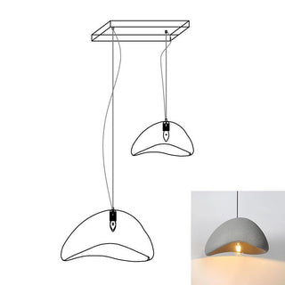 Lustra Suspension Lampe Nuage Blanc Minimaliste