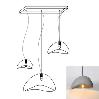 Lustra Suspension Lampe Nuage Blanc Minimaliste