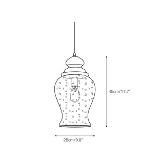Ilvenel Suspension Bois Verre Industriel Vintage