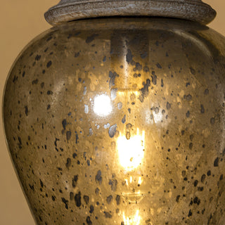 Ilvenel Suspension Bois Verre Industriel Vintage