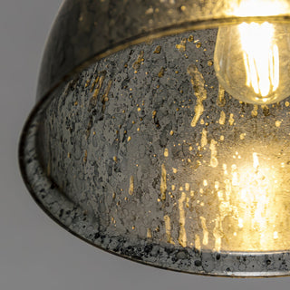 Ilvenel Suspension Bois Verre Industriel Vintage
