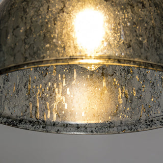 Ilvenel Suspension Bois Verre Industriel Vintage