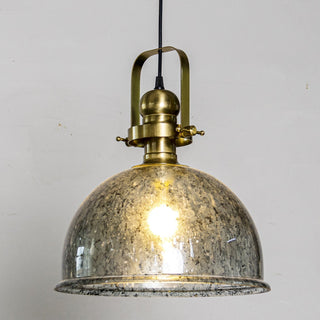 Ilvenel Suspension Bois Verre Industriel Vintage