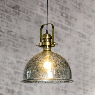 Ilvenel Suspension Bois Verre Industriel Vintage