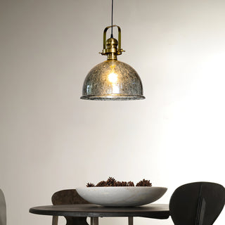 Ilvenel Suspension Bois Verre Industriel Vintage