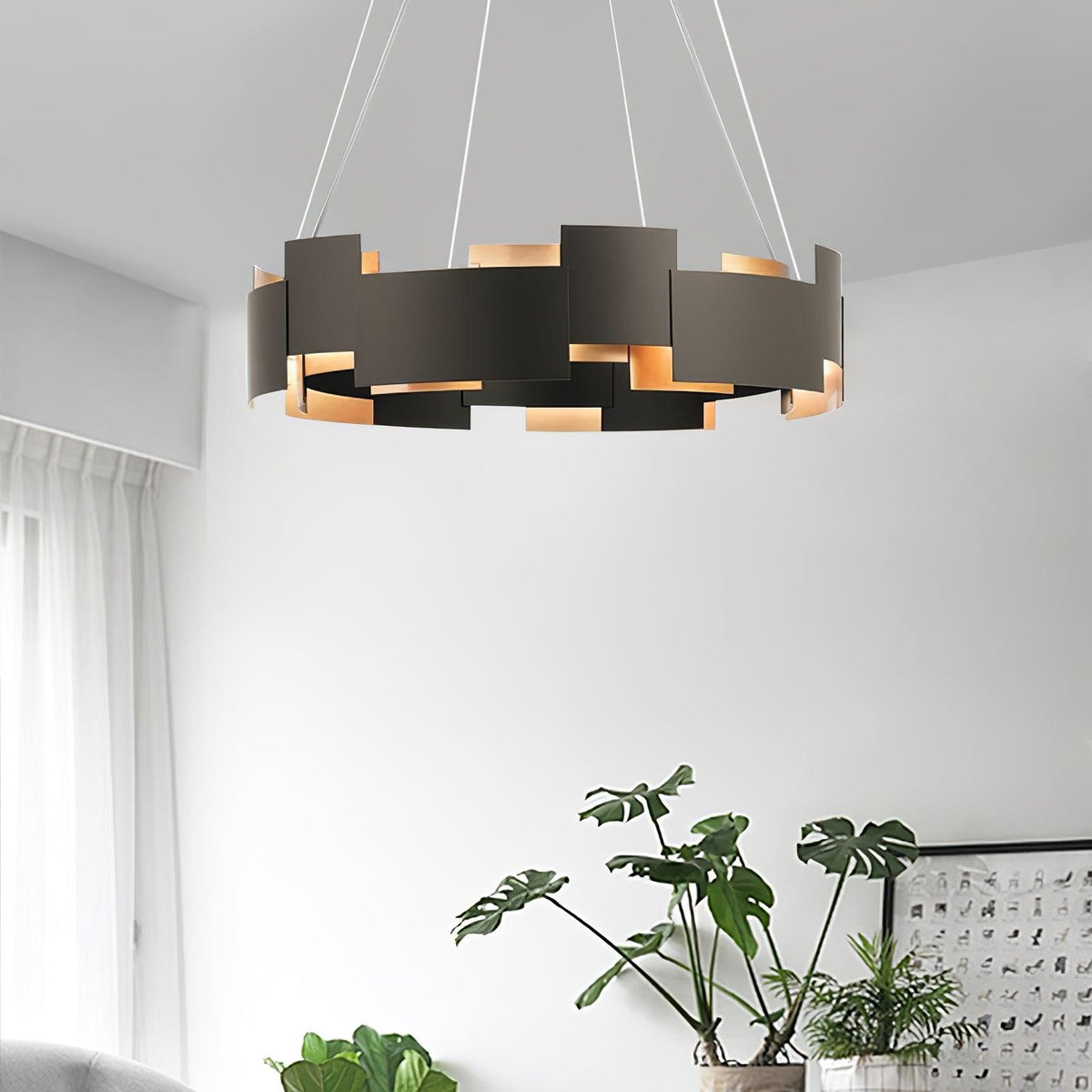 Silvaya Lustre Kichler Ovale Modules LED Écoénergétiques