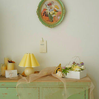 Nirixon Lampe de Table en Tissu Fantaisie