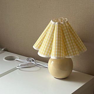 Nirixon Lampe de Table en Tissu Fantaisie