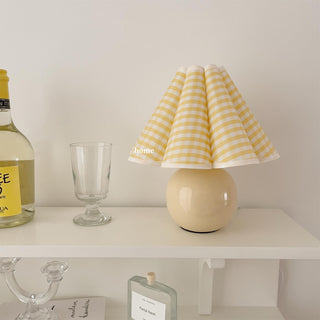 Nirixon Lampe de Table en Tissu Fantaisie