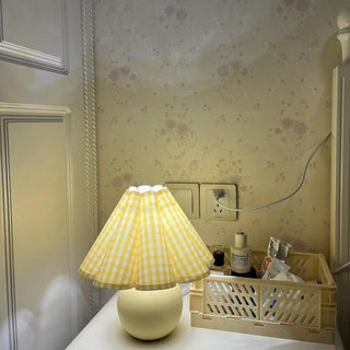 Nirixon Lampe de Table en Tissu Fantaisie