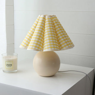 Nirixon Lampe de Table en Tissu Fantaisie